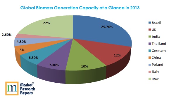 Global Biomass Addition in 2013
