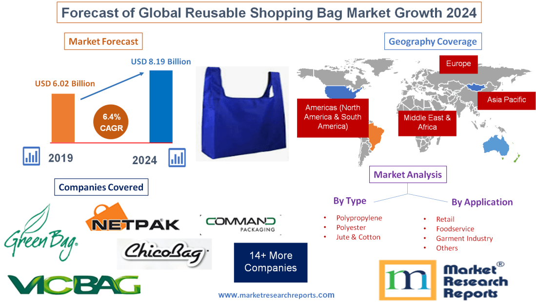 Forecast of Global Reusable Shopping Bag Market Growth 2024