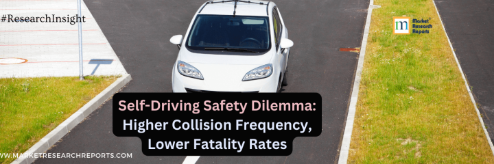 Self-Driving Safety Dilemma: Higher Collision Frequency, Lower Fatality Rates