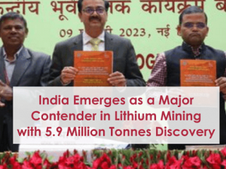 India Emerges as a Major Contender in Lithium Mining with 5.9 Million Tonnes Discovery