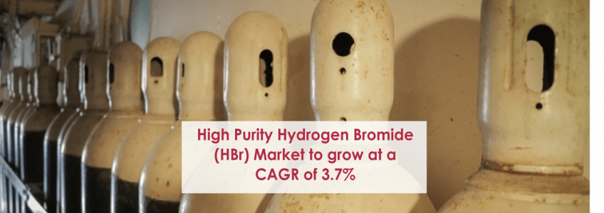 High Purity Hydrogen Bromide (HBr) Market to Grow at a CAGR of 3.7%